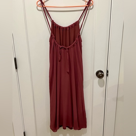 Aritzia Wilfred Dress Red Wine Burgundy. Size XXS Women’s - Picture 2 of 3